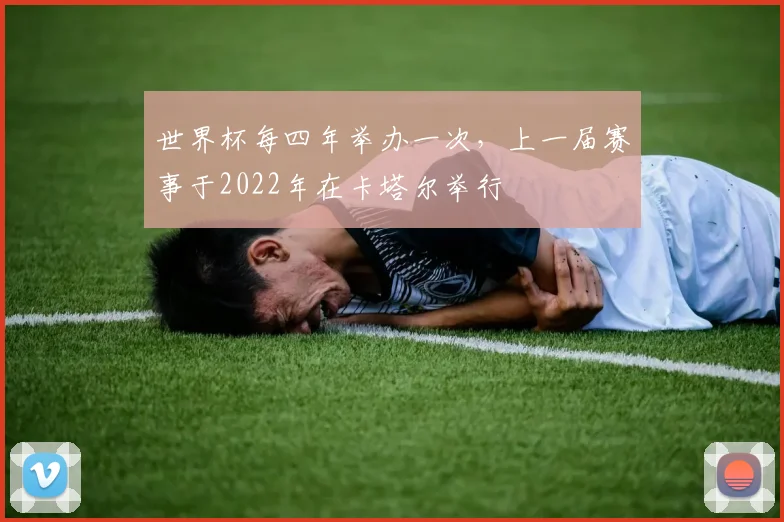 世界杯每四年举办一次，上一届赛事于2022年在卡塔尔举行